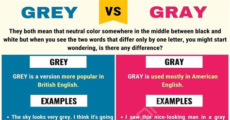 grey or gray grammar.